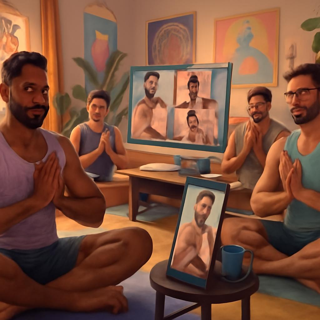 comunidade virtual para praticantes de yoga transcendente
