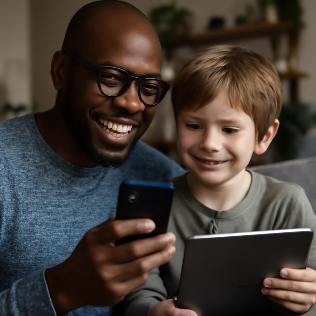 app para promover experiências de pais e filhos online