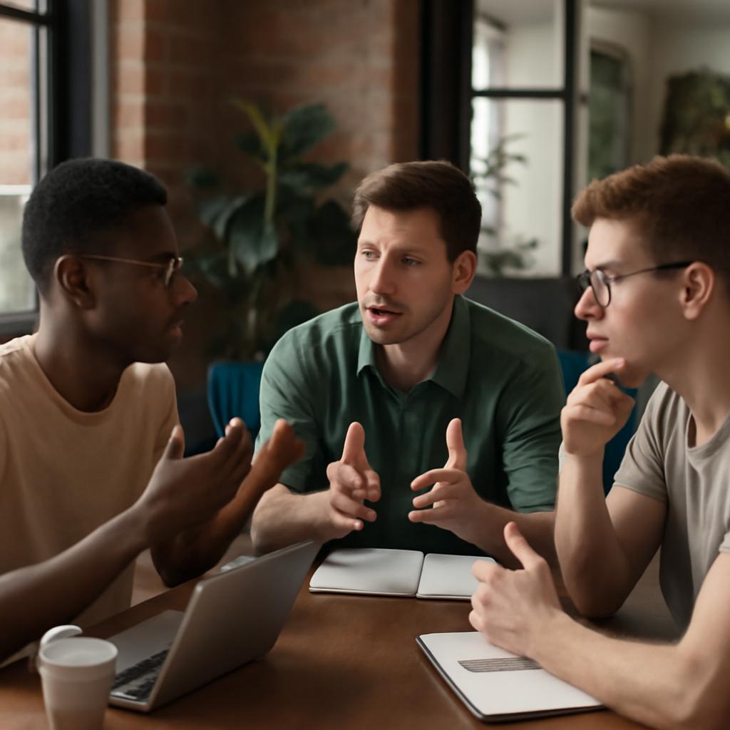 rede para promover grupos de debating entre jovens