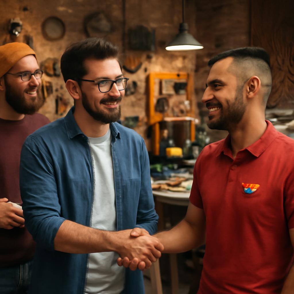 clube de networking para makerspace lovers