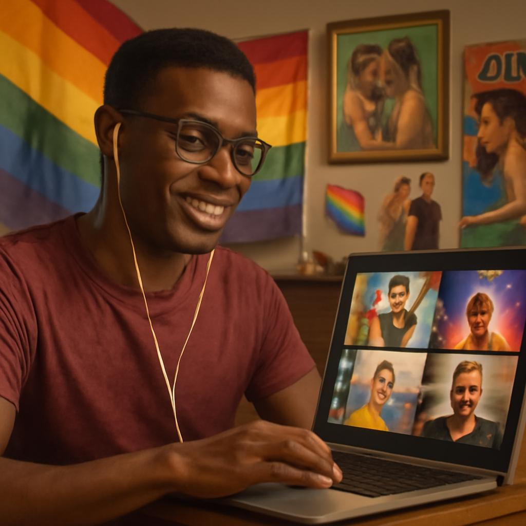 rede para amigos virtuais compartilharem vivências culturais