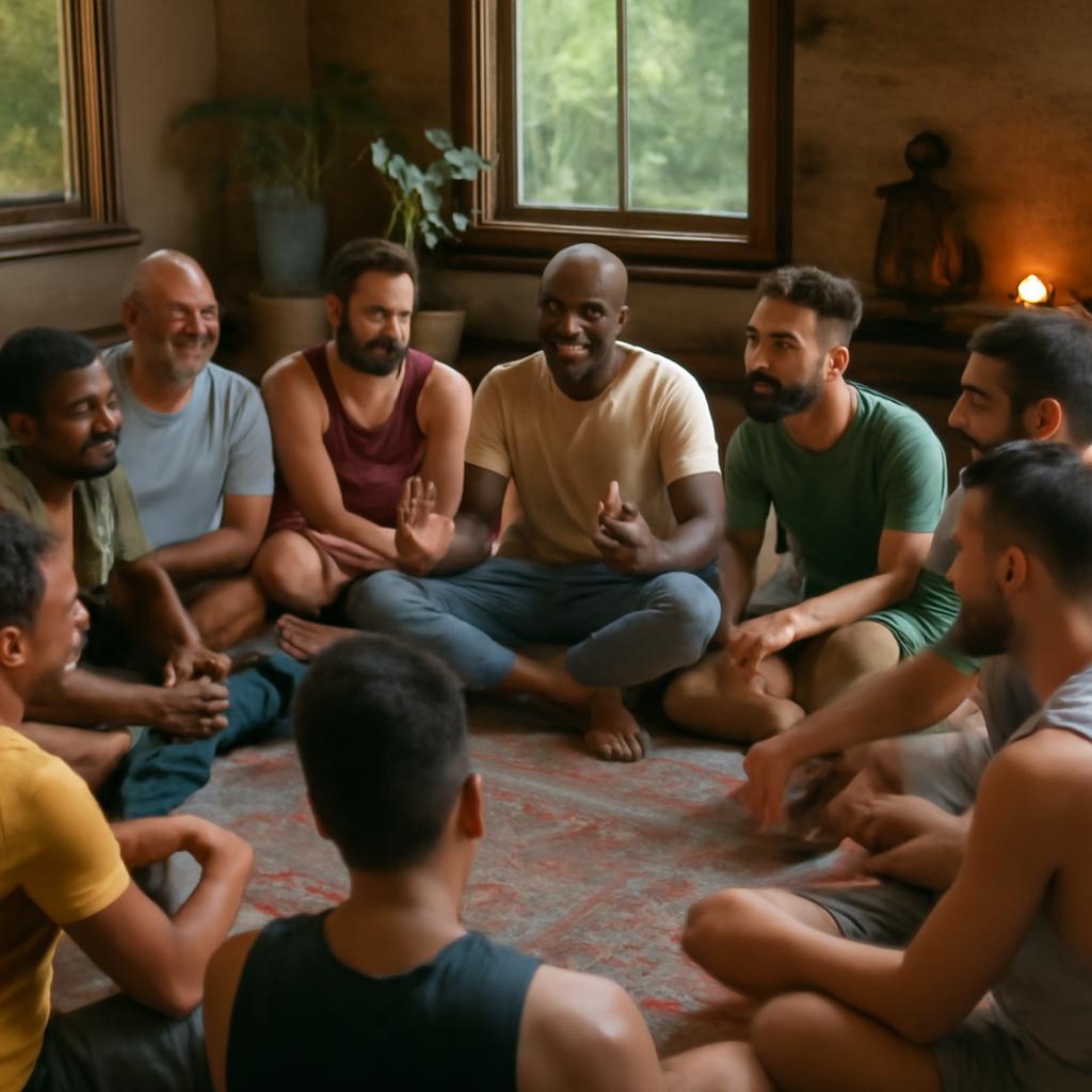 grupo para debates inclusivos em retiros de mindfulness