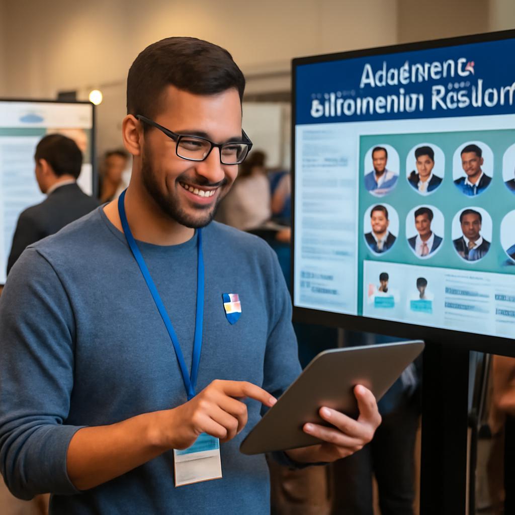 plataforma para networking acadêmico em eventos científicos