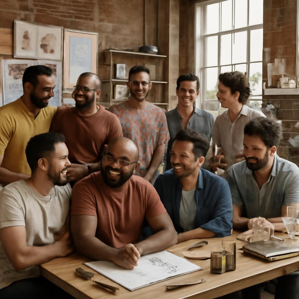 comunidade para socialização em oficinas de design