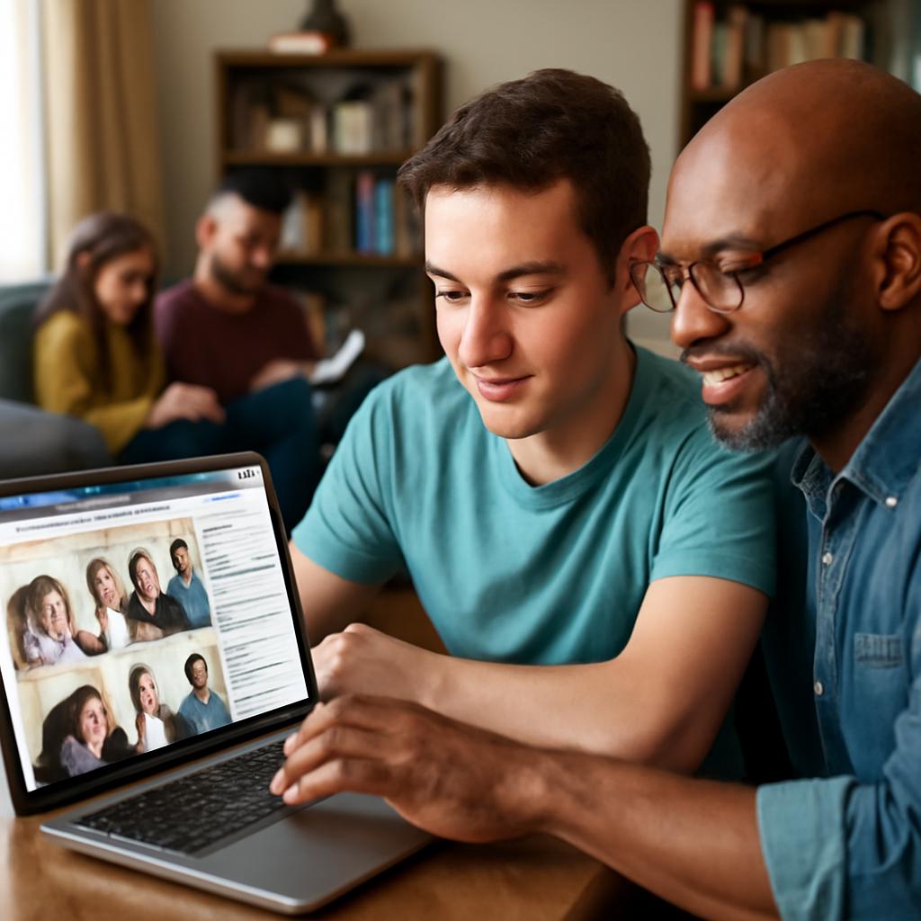 plataforma para grupos de discussões literárias com pais e filhos