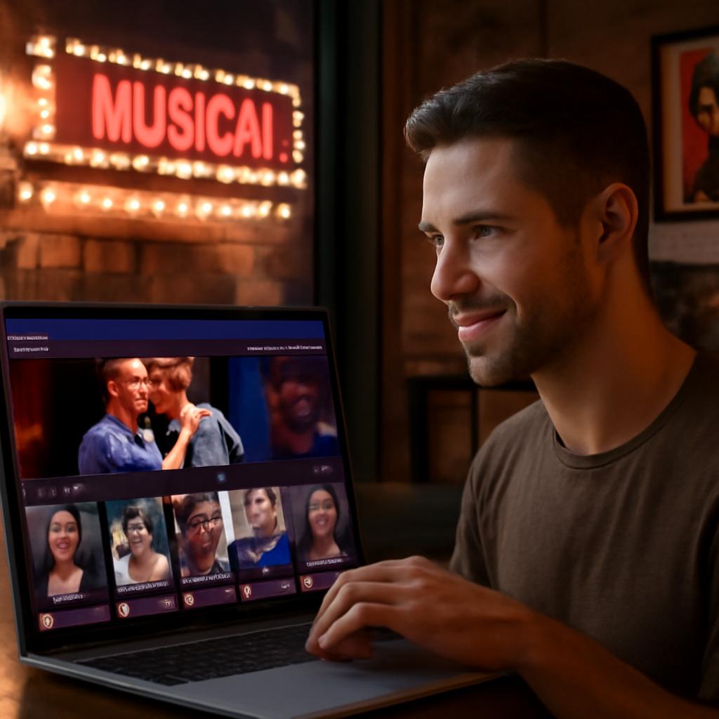 plataforma para socializar amantes de teatro musical experimental