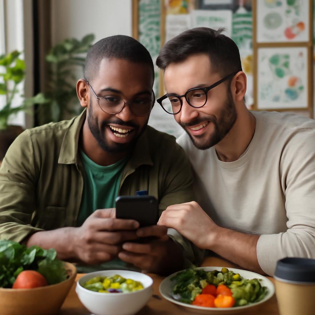 app para debater sustentabilidade alimentar entre voluntários