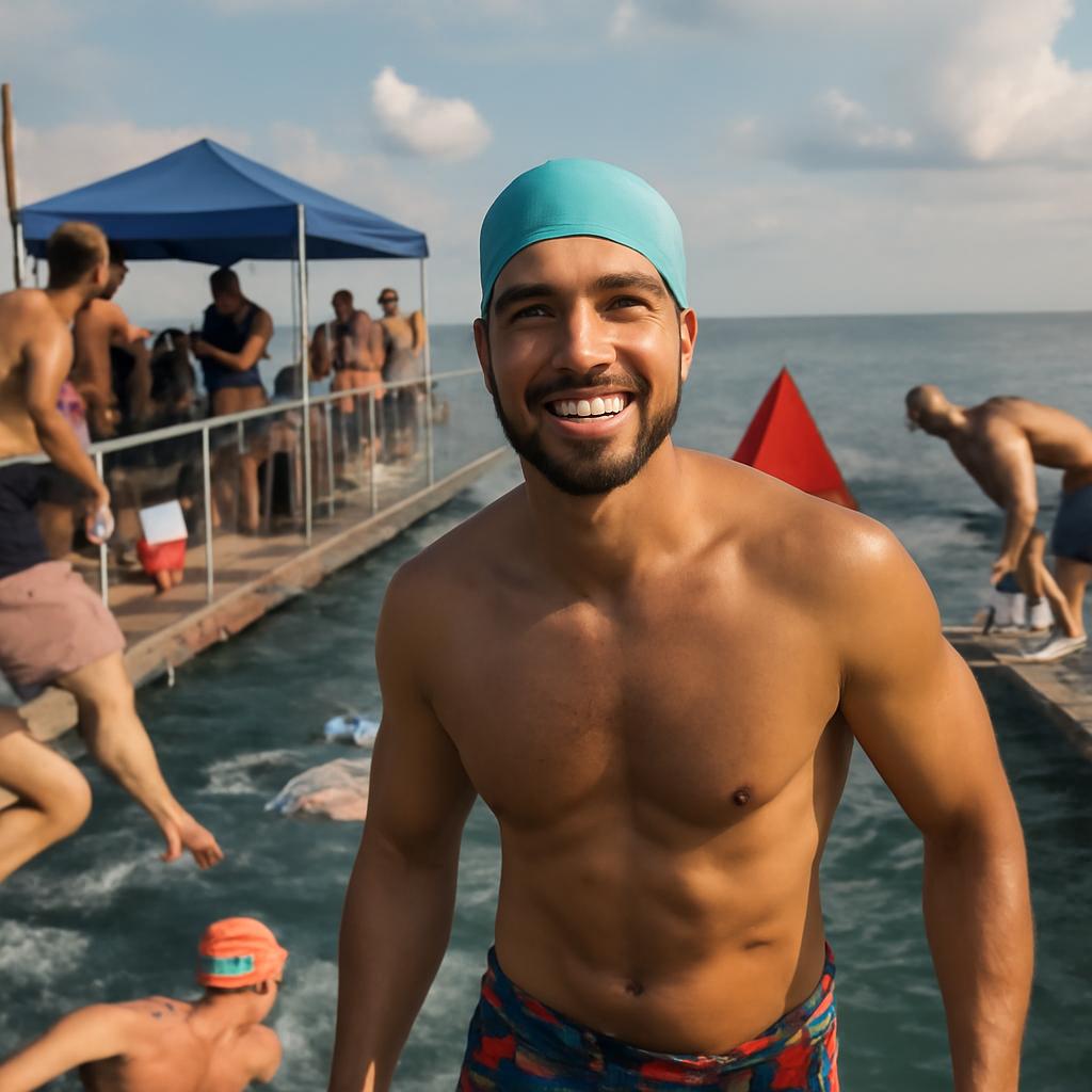 plataforma para experiências de maratona aquática colaborativa