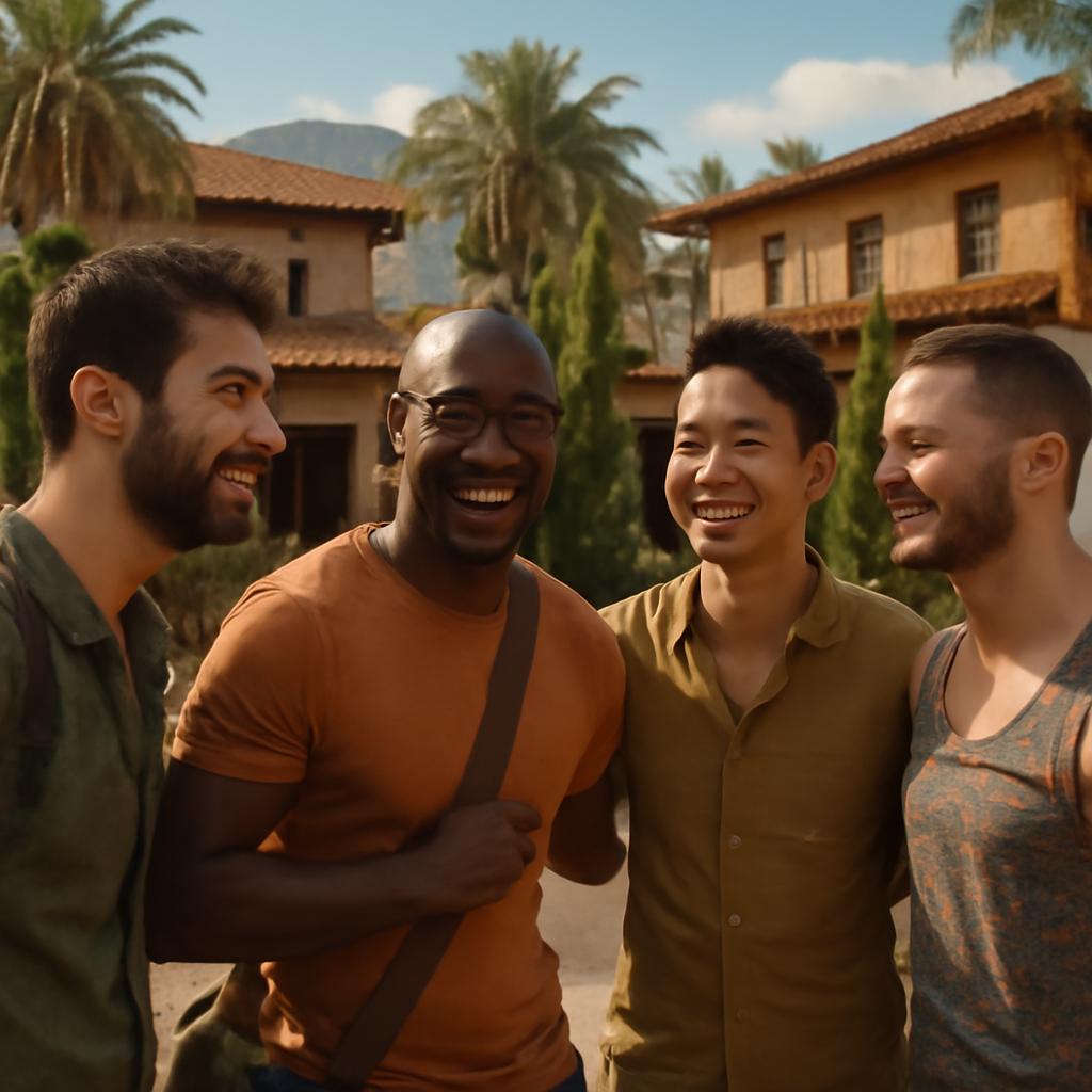 plataforma para integrar expatriados em retiros culturais