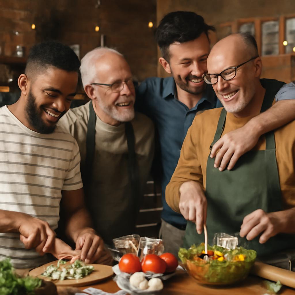clube para criar experiências culinárias intergeracionais