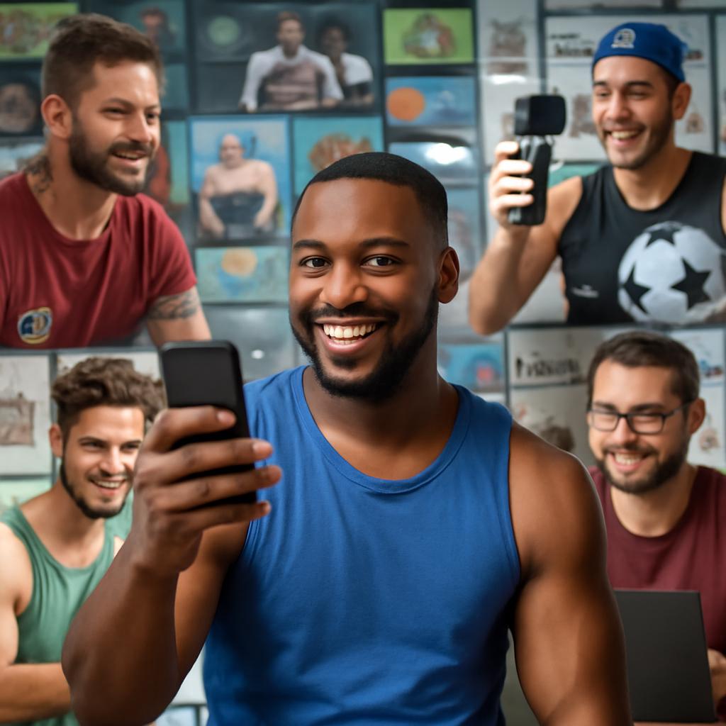 rede para socializar criadores de conteúdo esportivo