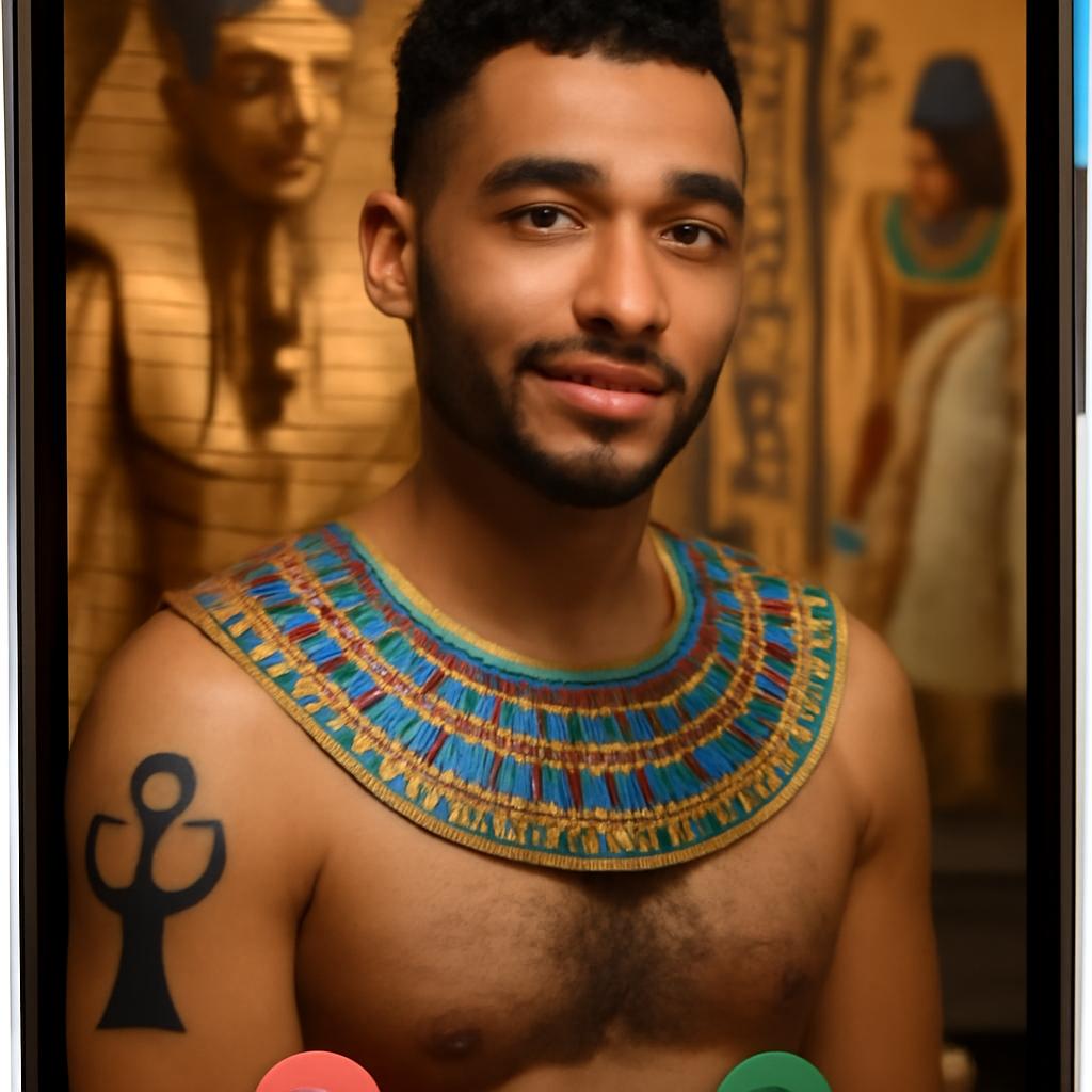 app para socializar apaixonados por cultura egípcia