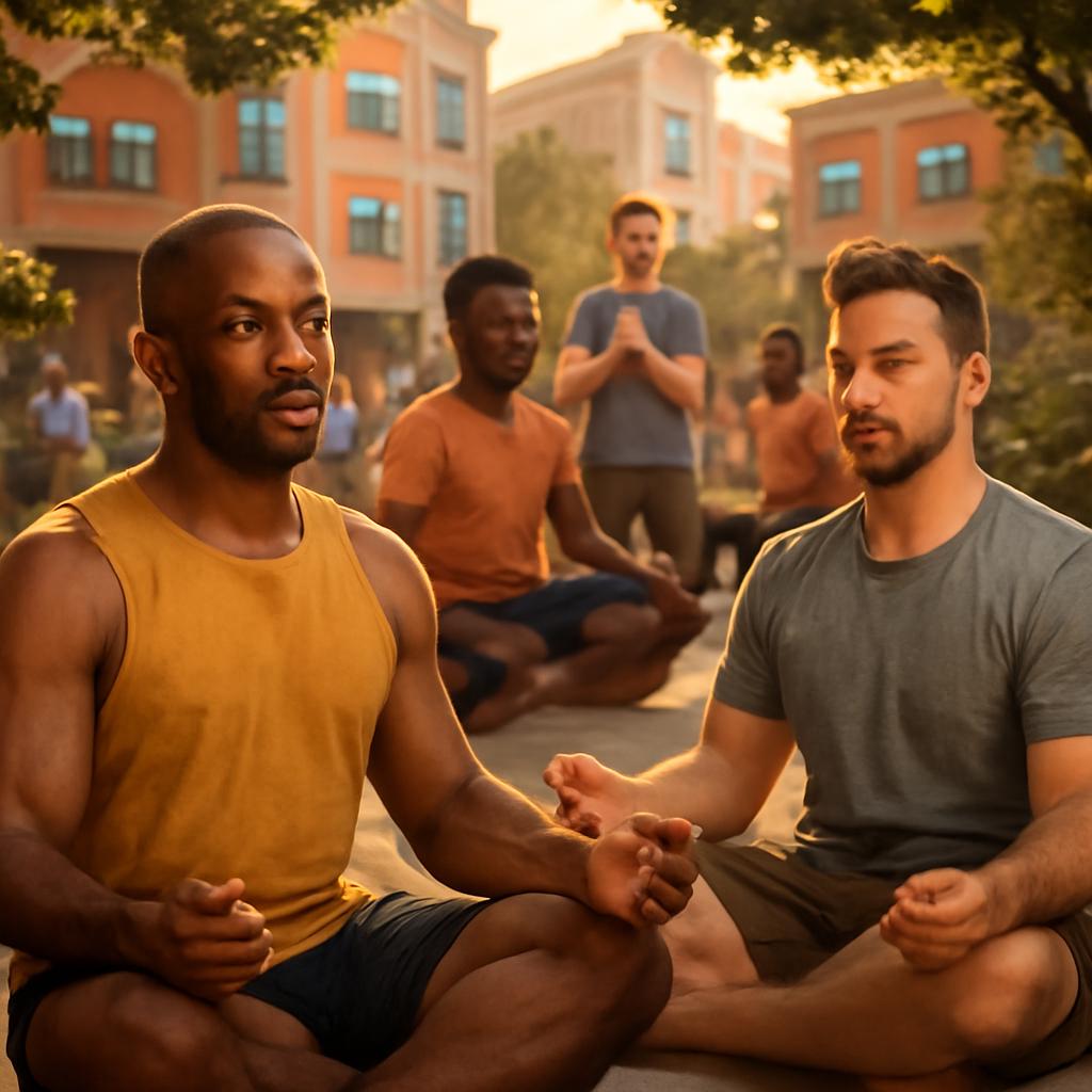 plataforma para experiências de práticas mindfulness em comunidades