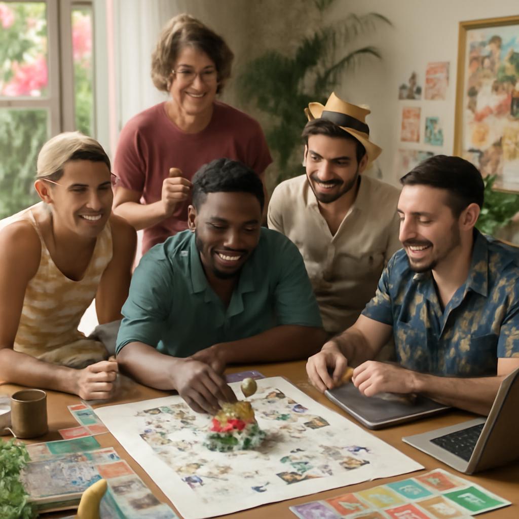 grupo colaborativo para criar eventos de garden party