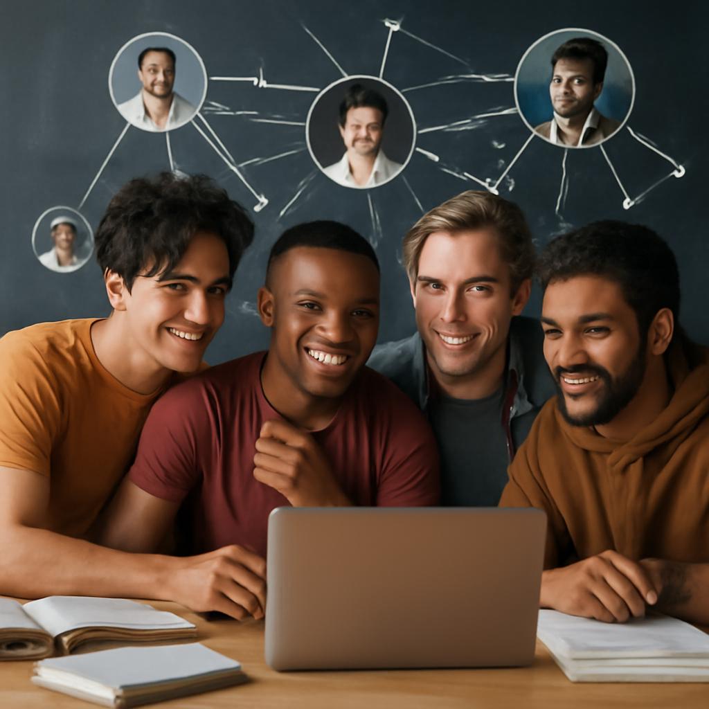 rede para compartilhar experiencias de vestibular entre estudantes