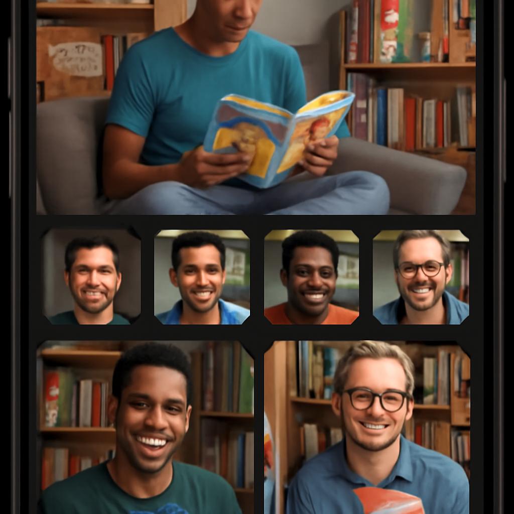 app para socializar apreciadores de literatura infantojuvenil
