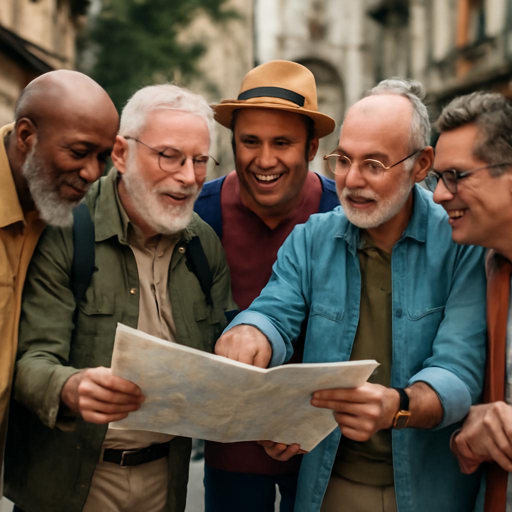 grupo colaborativo para experiências de trilhas culturais para idosos