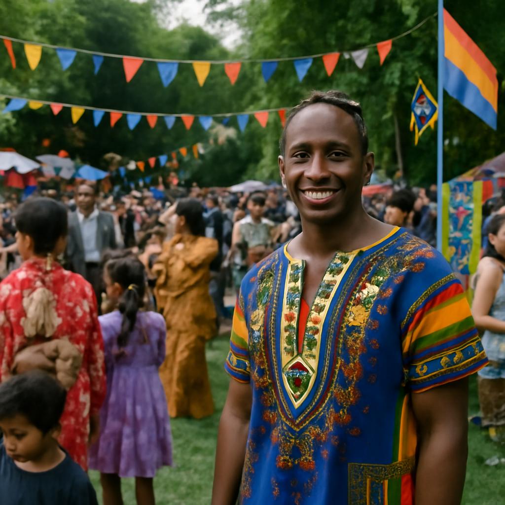 comunidade para eventos culturais multiculturais em parques