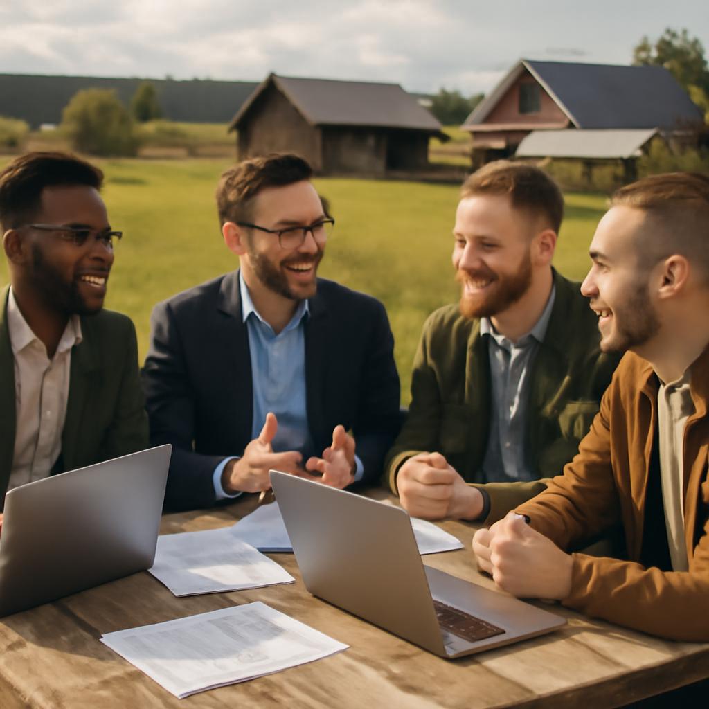 grupo colaborativo para networking rural em startups sustentáveis