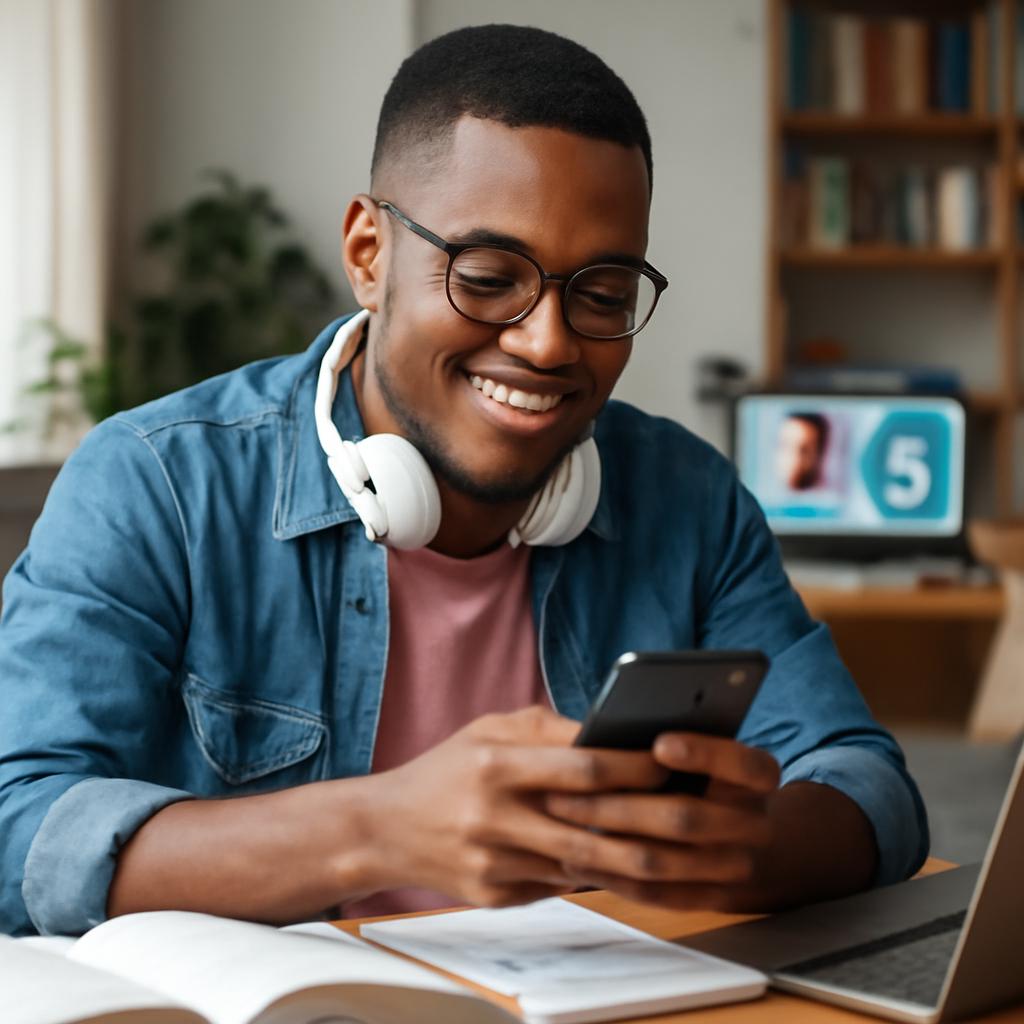 app de amizade para quem estuda online