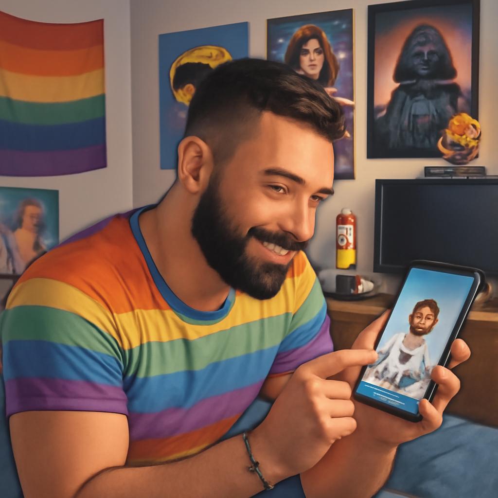 app amizade para fãs de cultura pop