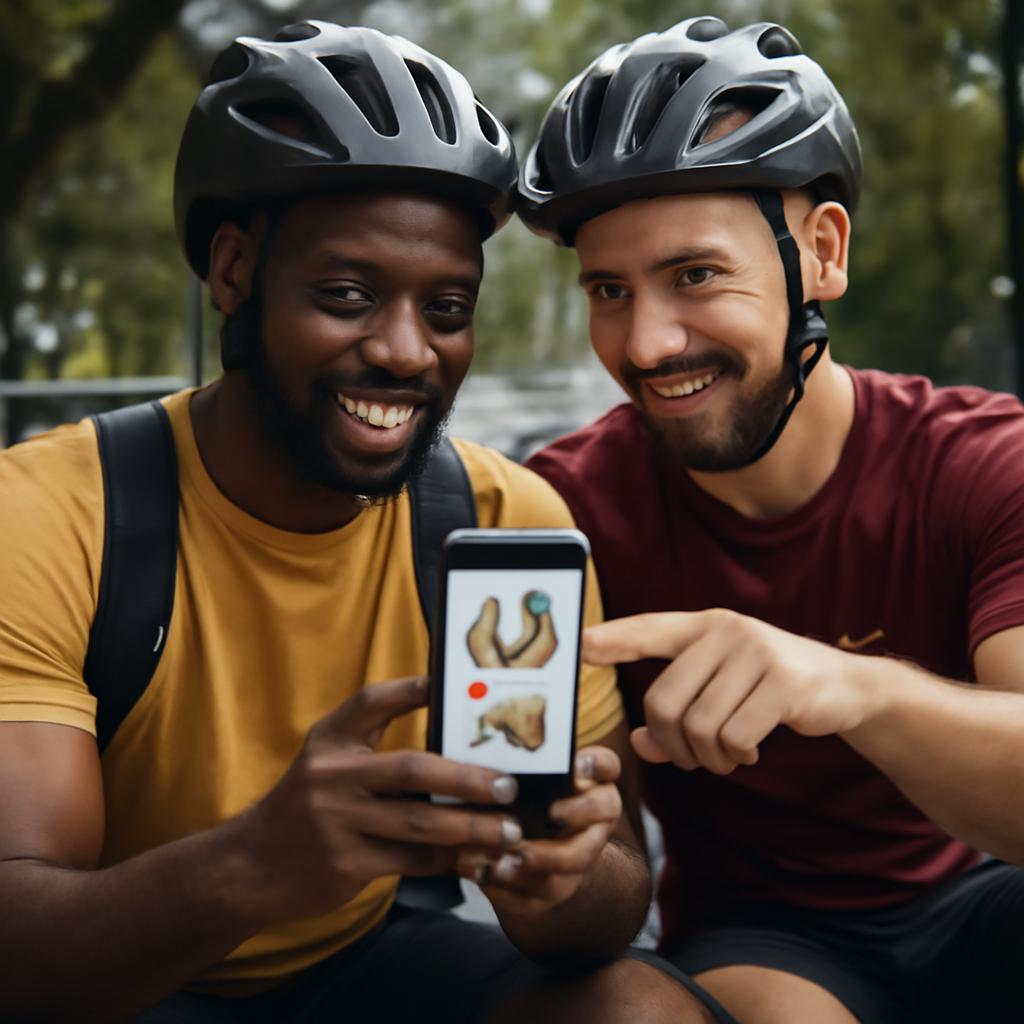 aplicativo amizade para cicloturistas