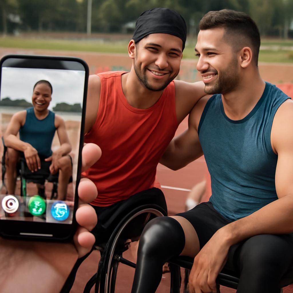 aplicativo amizade para praticantes de esportes paralímpicos