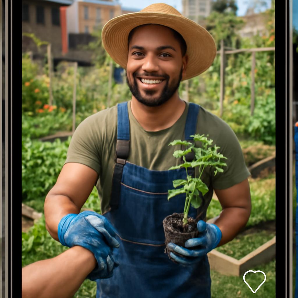 aplicativo amizade para quem cultiva hortas urbanas