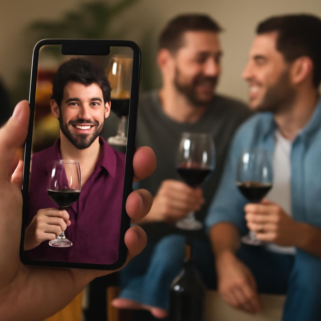 aplicativo amizade para quem gosta de vinho