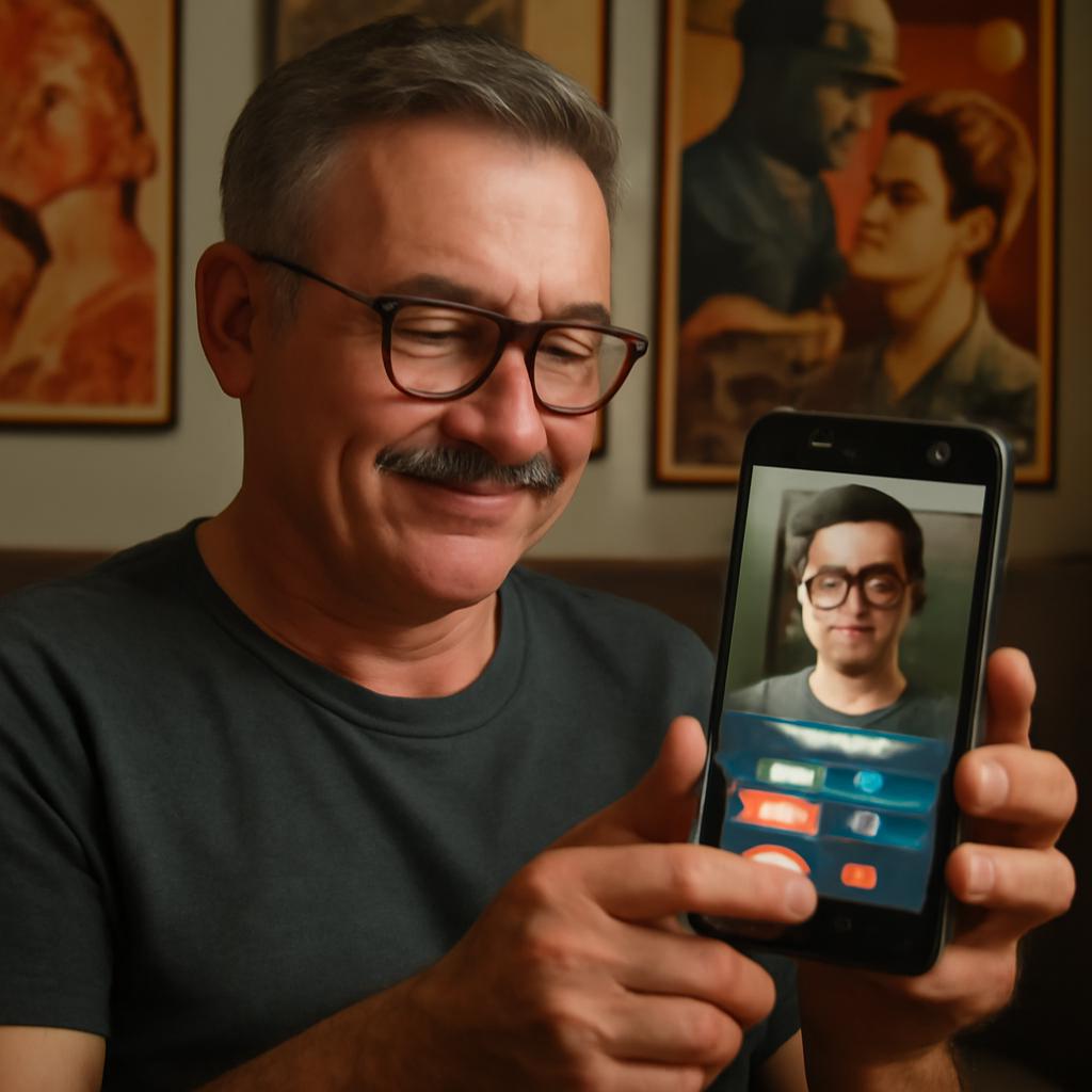 aplicativo amizade para fãs de filmes antigos