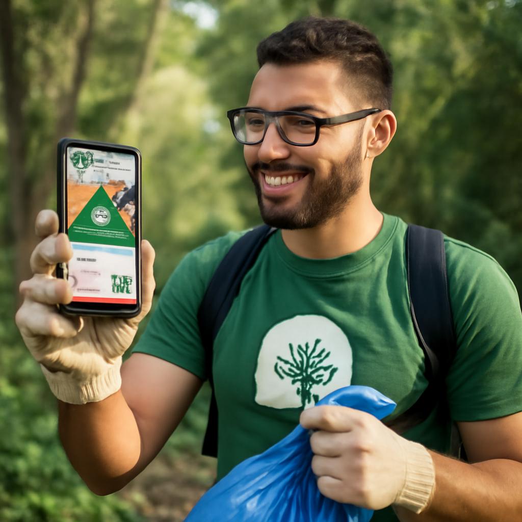 aplicativo amizade para voluntários ambientais