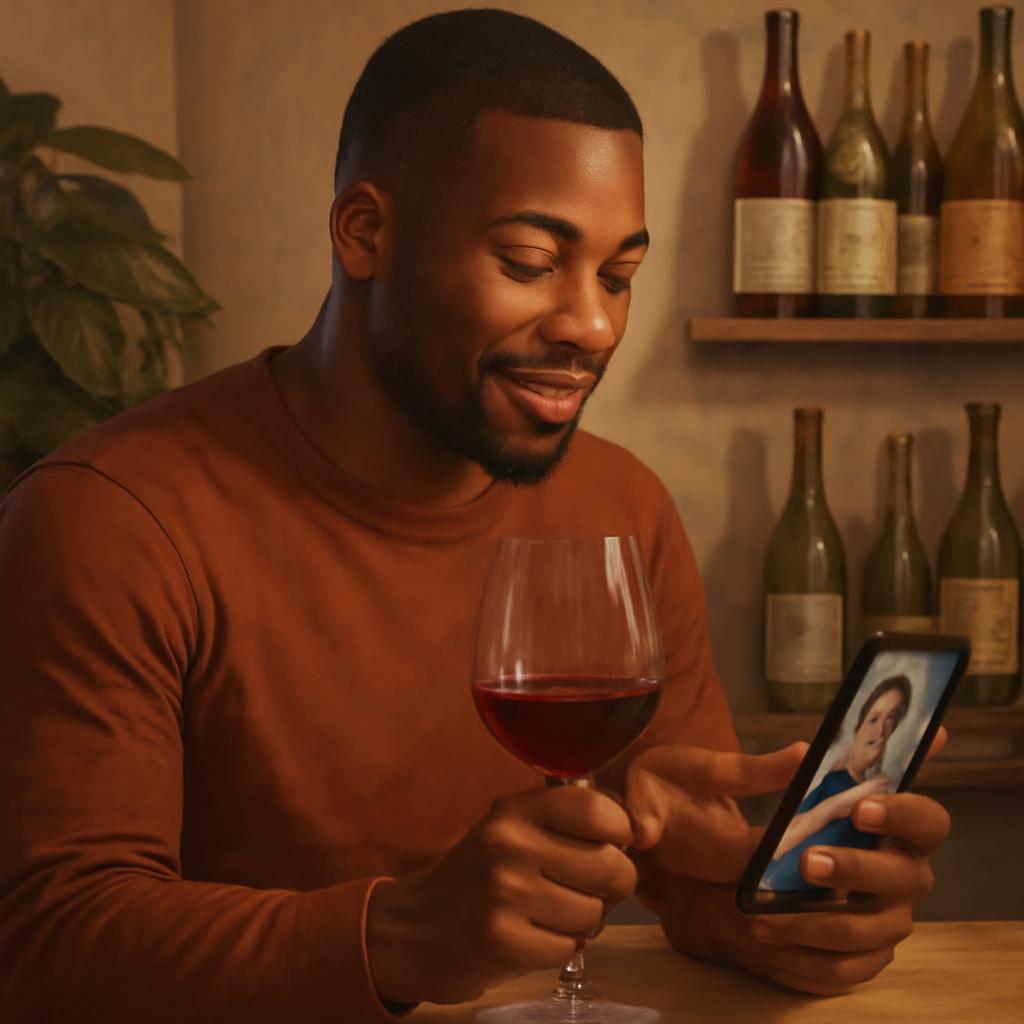 aplicativo amizade para amantes de vinhos naturais