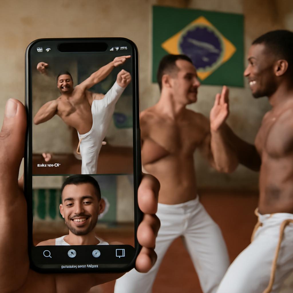 aplicativo amizade para praticantes de capoeira
