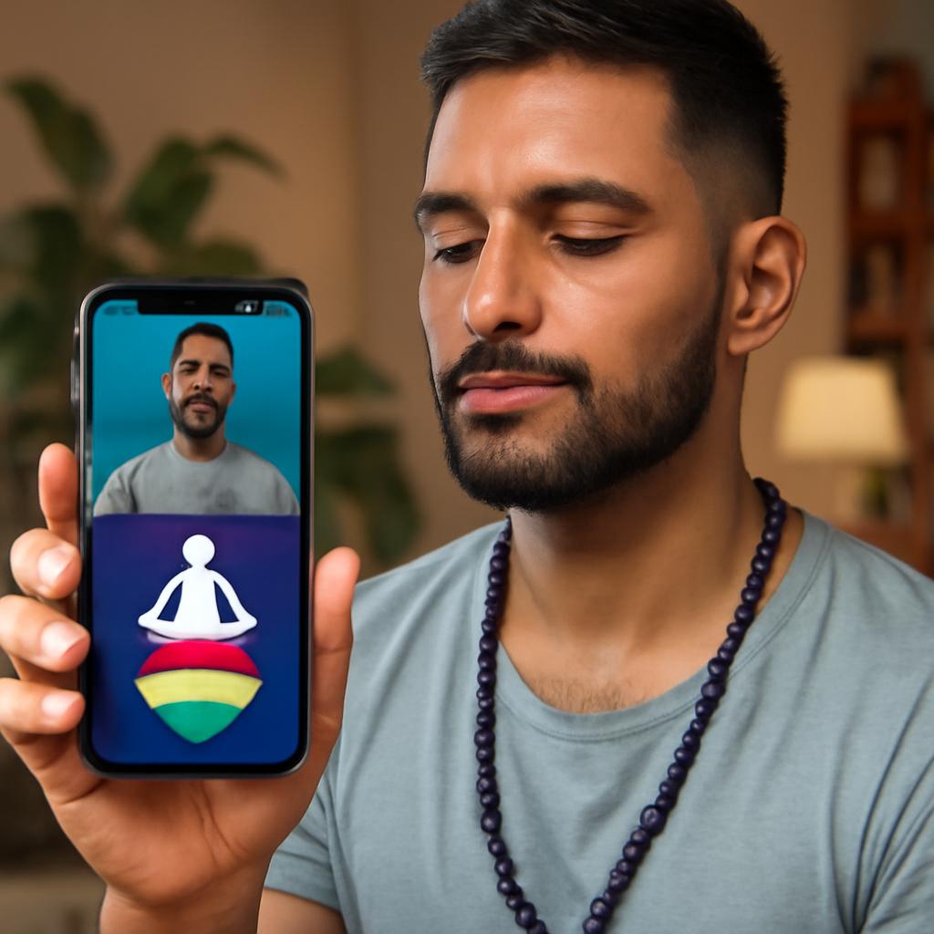 app amizade para praticantes de meditação