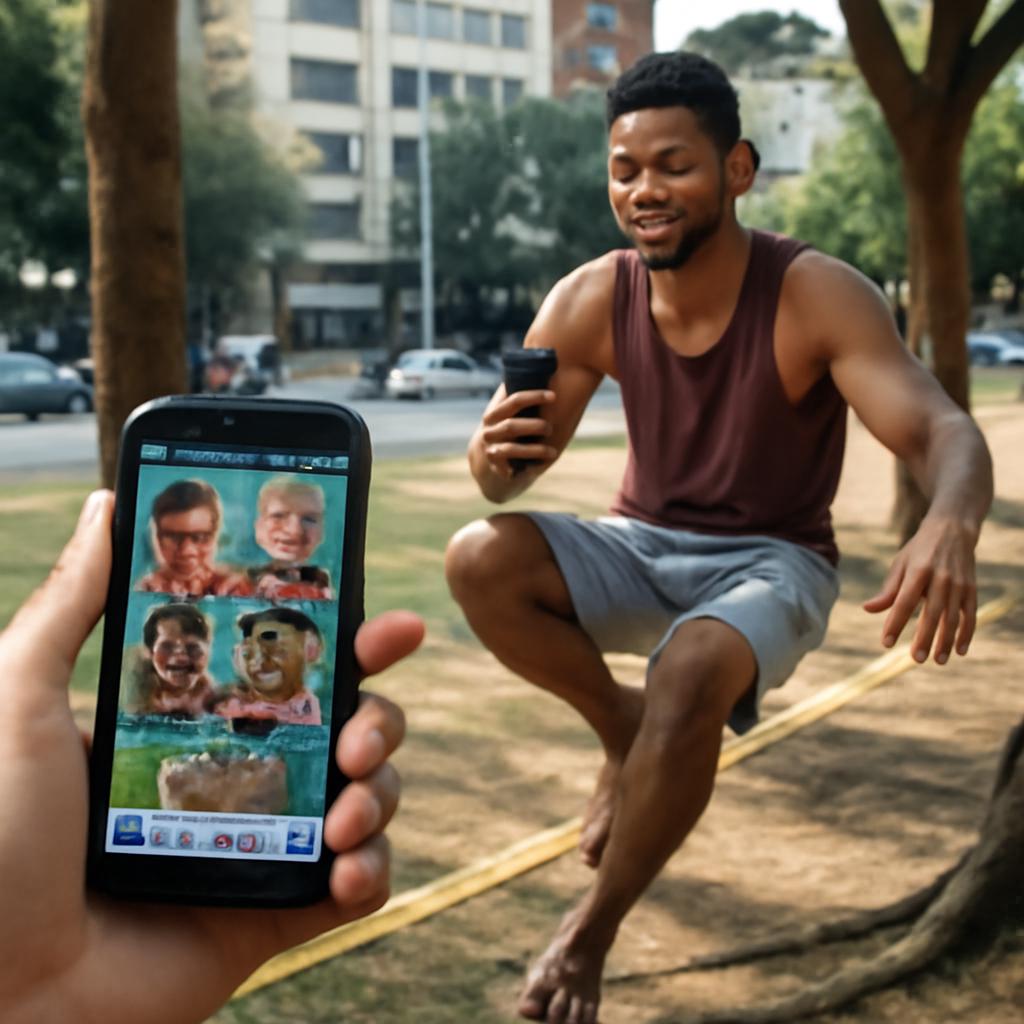 apps de amizade para praticantes de slackline urbano