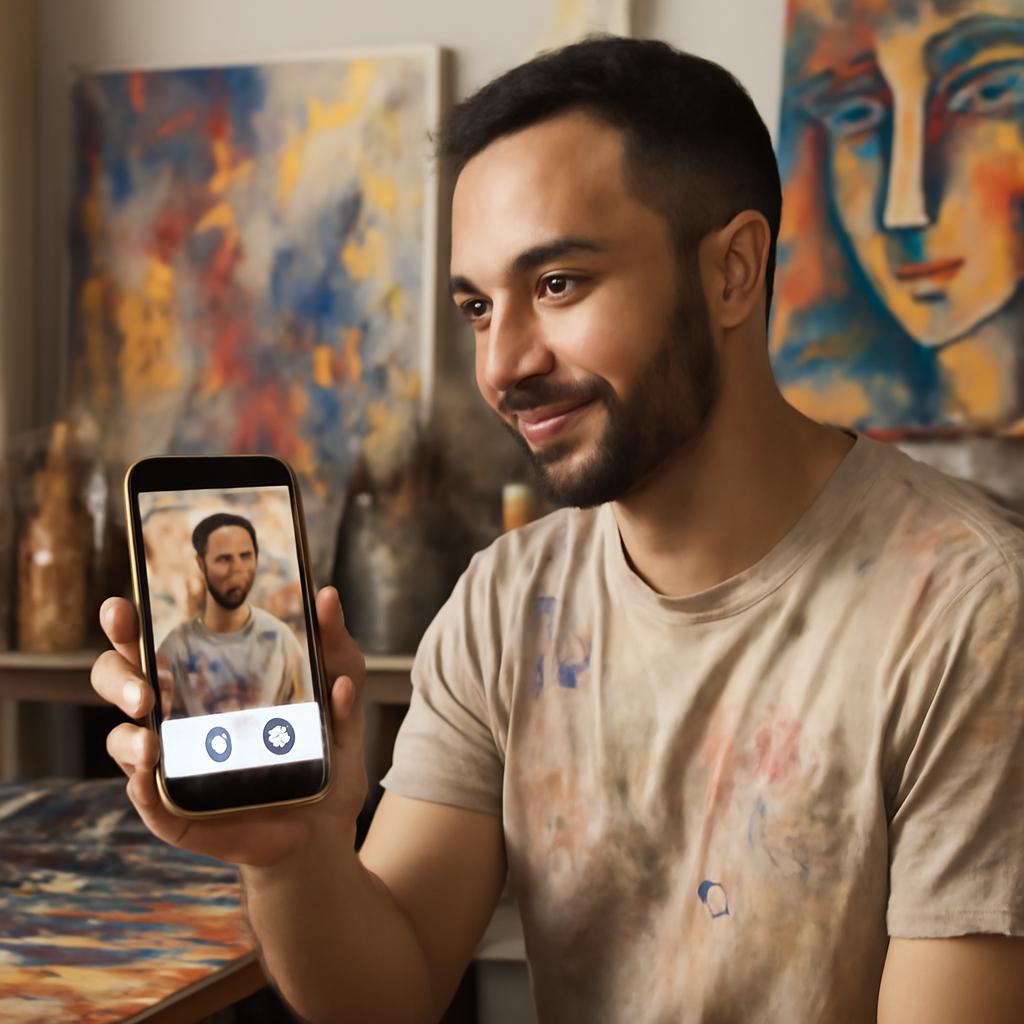 app amizade para apaixonados por artes plásticas
