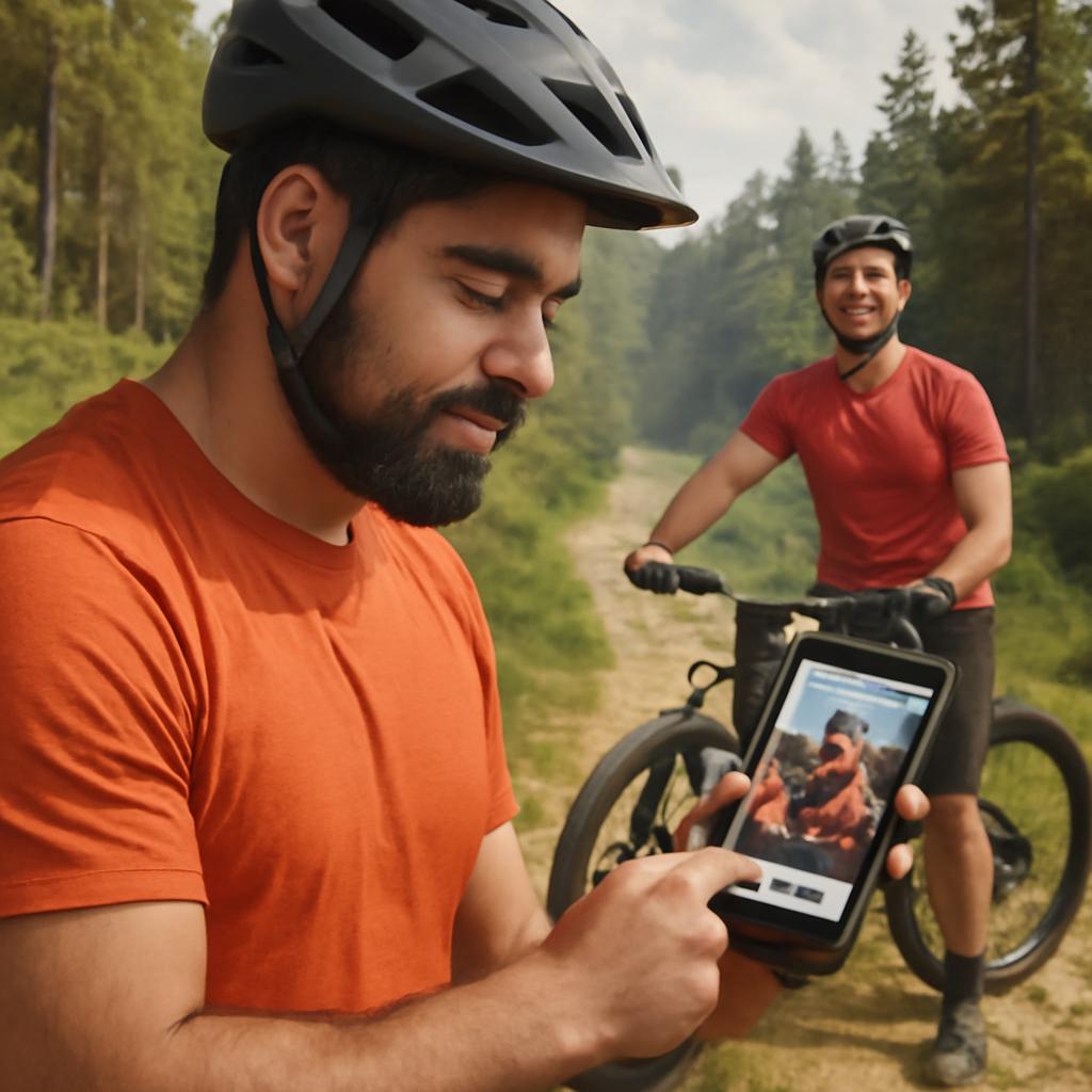 aplicativo amizade para praticantes de ciclismo de montanha