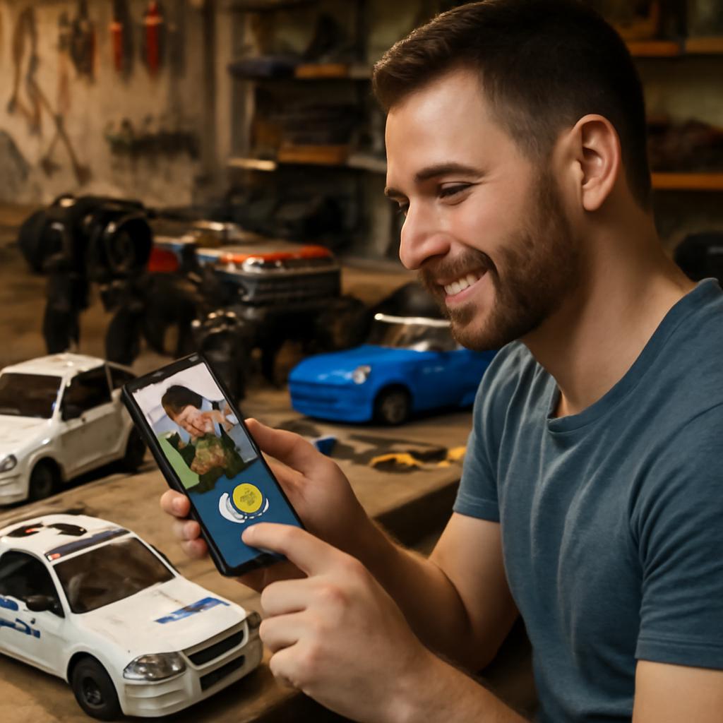 app amizade para fãs de automodelismo