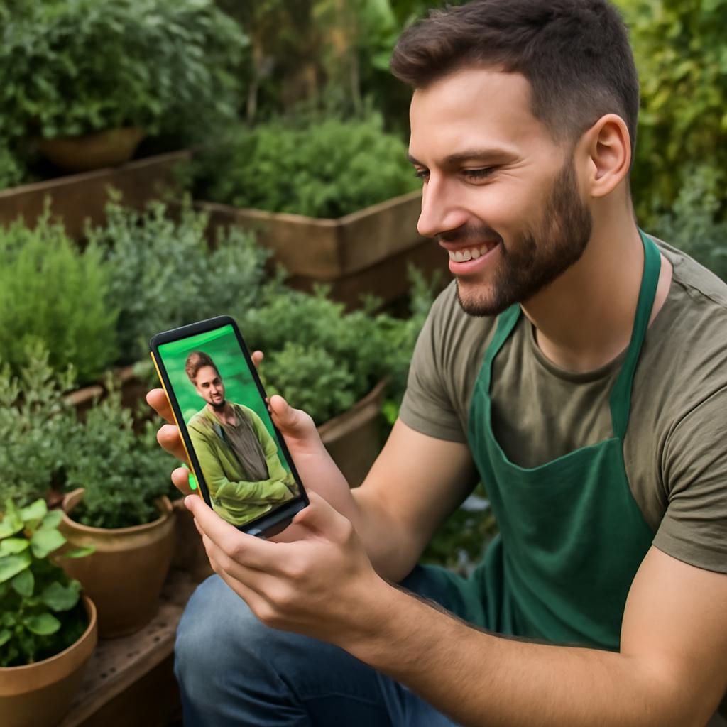 aplicativo amizade para cultivadores de ervas aromáticas