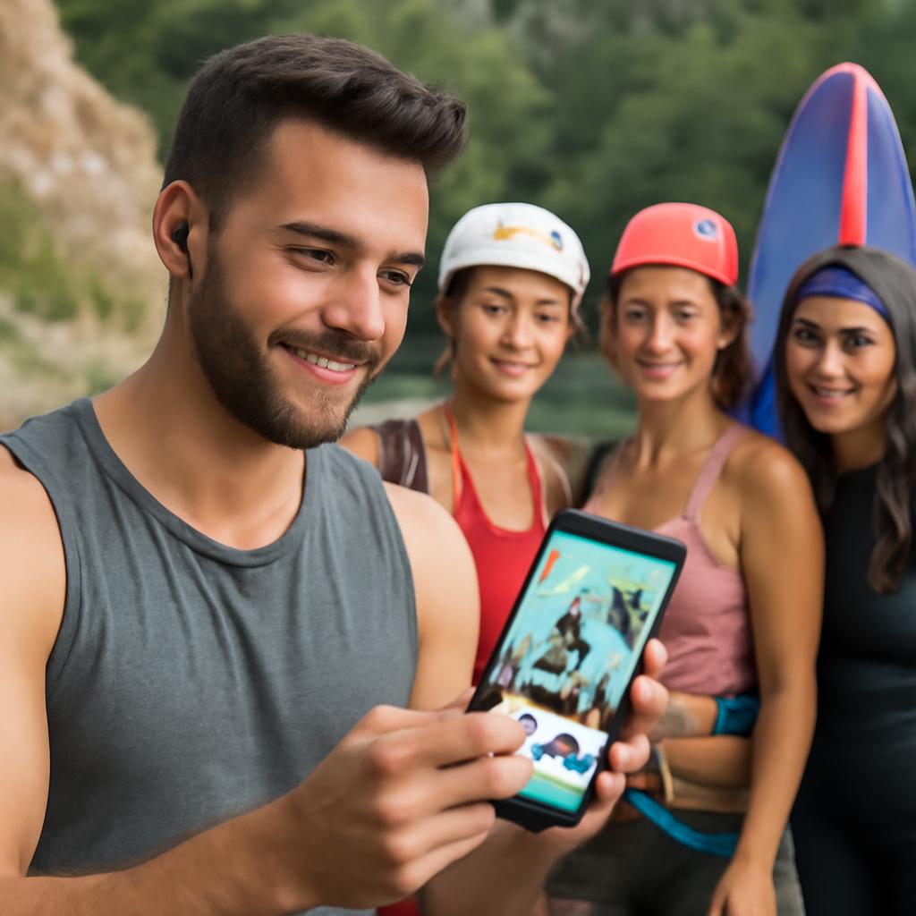 app amizade para praticantes de esportes radicais femininos