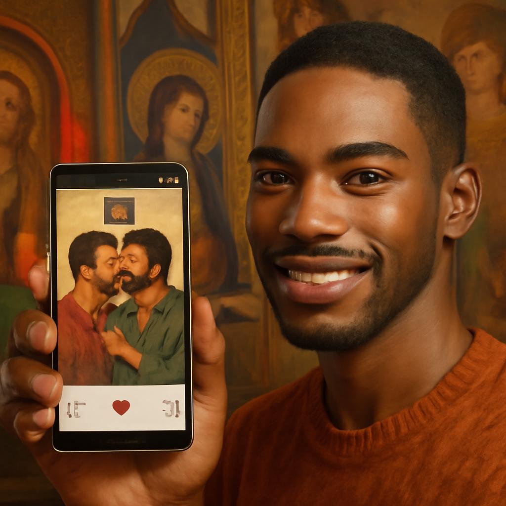 aplicativo amizade para apaixonados por arte sacra
