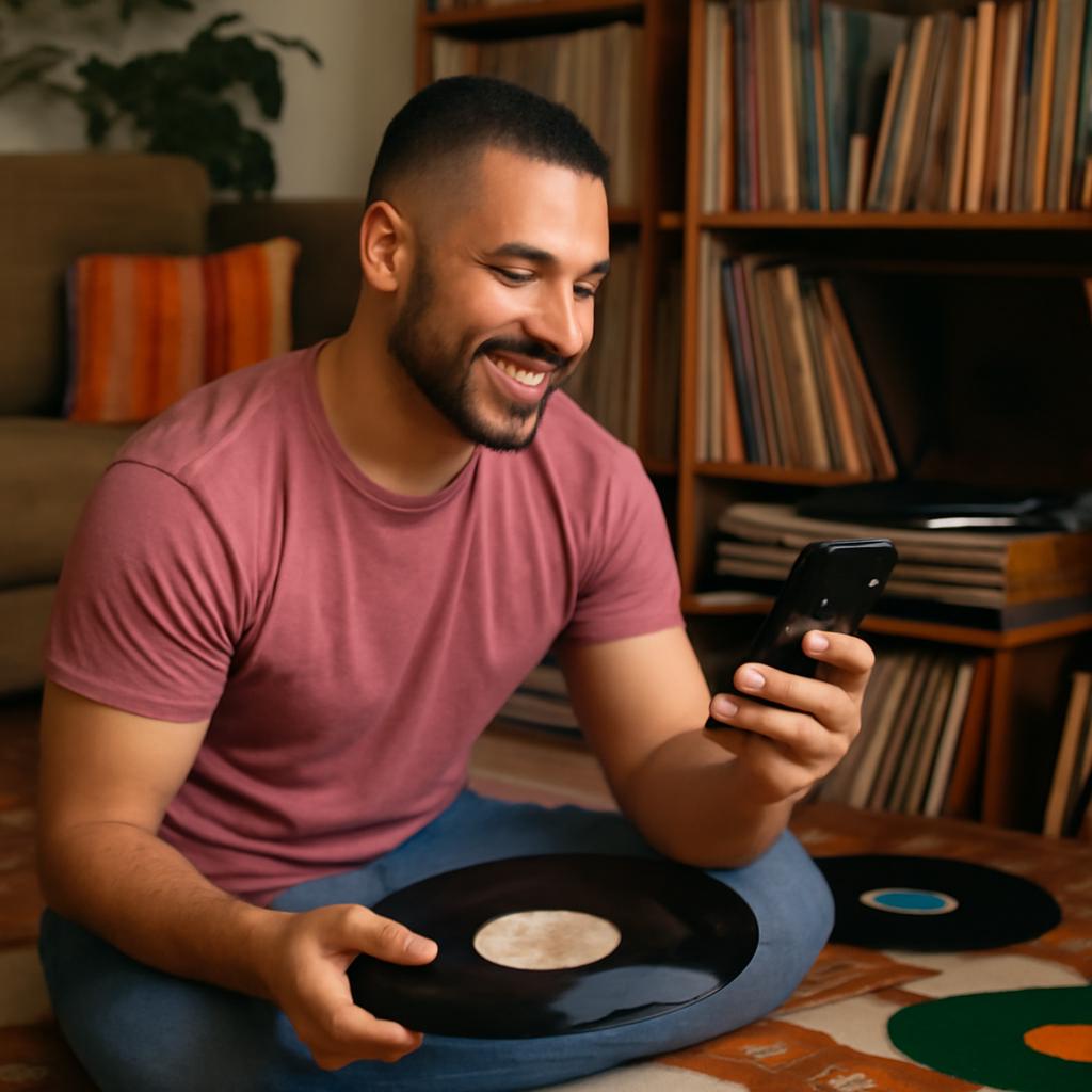 aplicativo amizade para colecionadores de vinil
