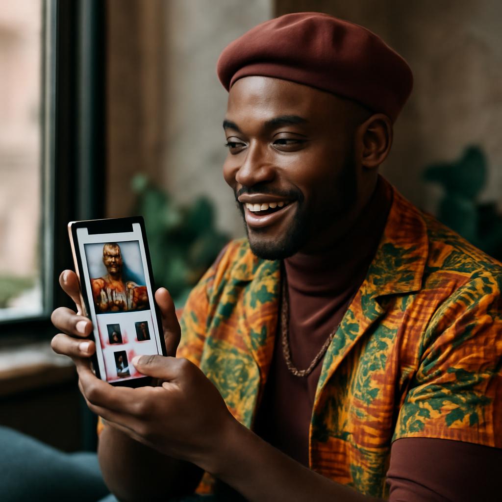 app amizade para amantes de moda afro