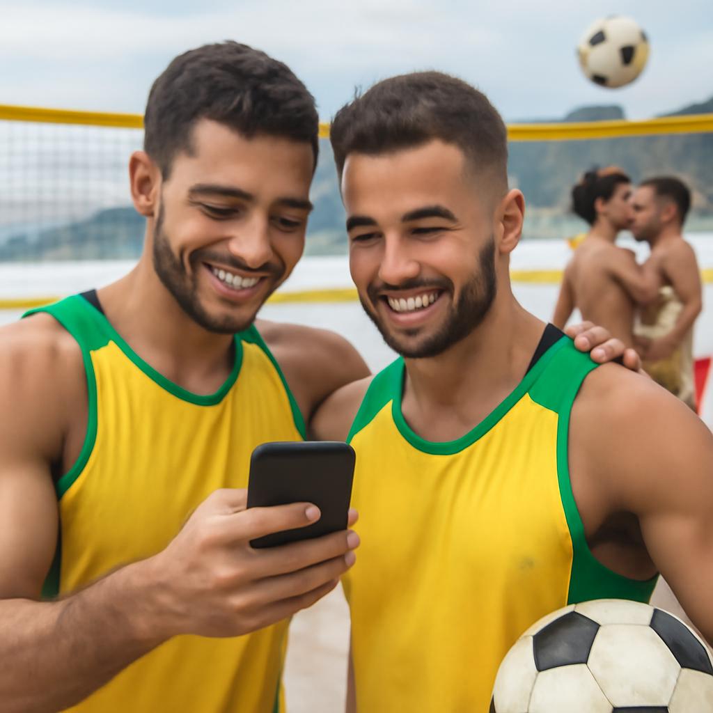 aplicativo amizade para praticantes de footvolley