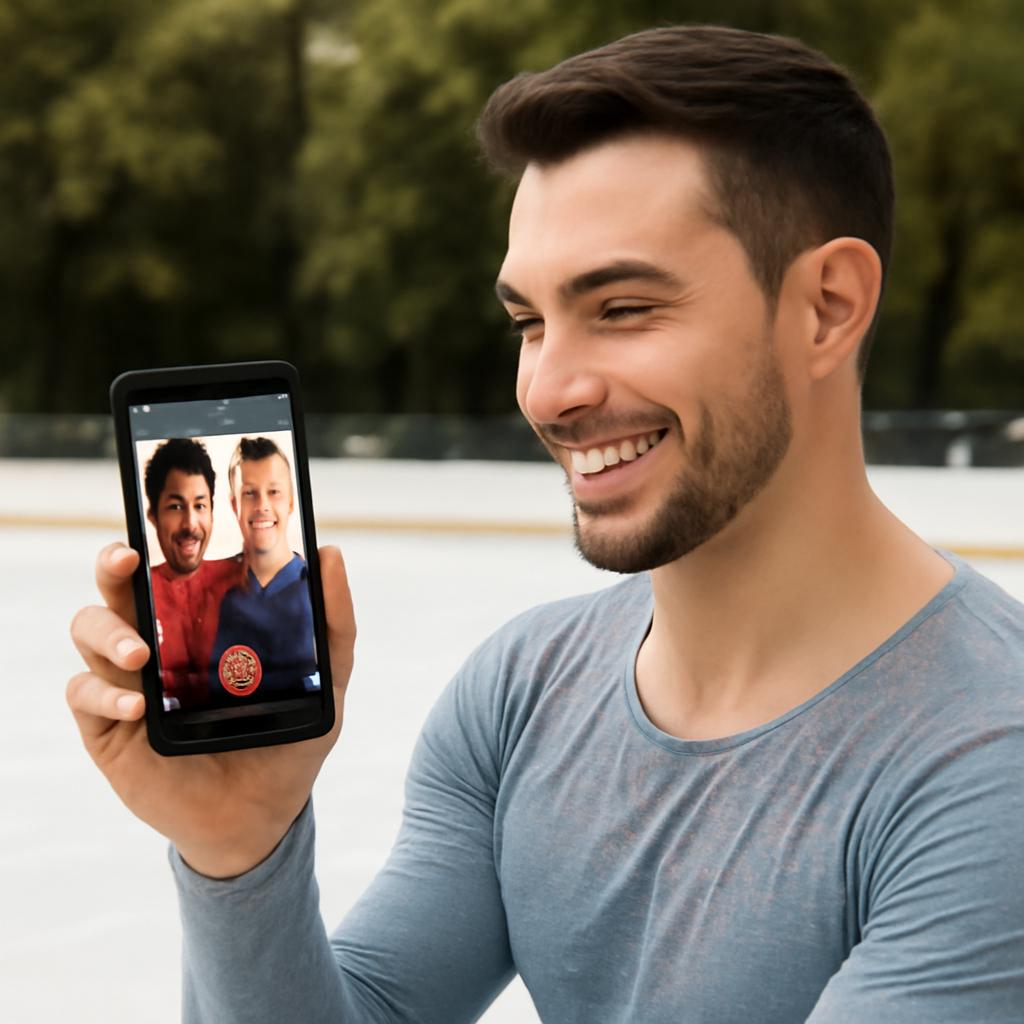 aplicativo amizade para praticantes de patinação artística