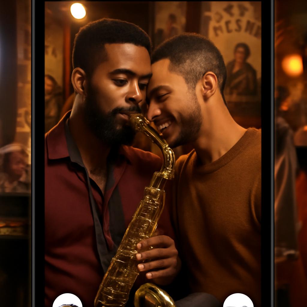 app amizade para apreciadores de jazz