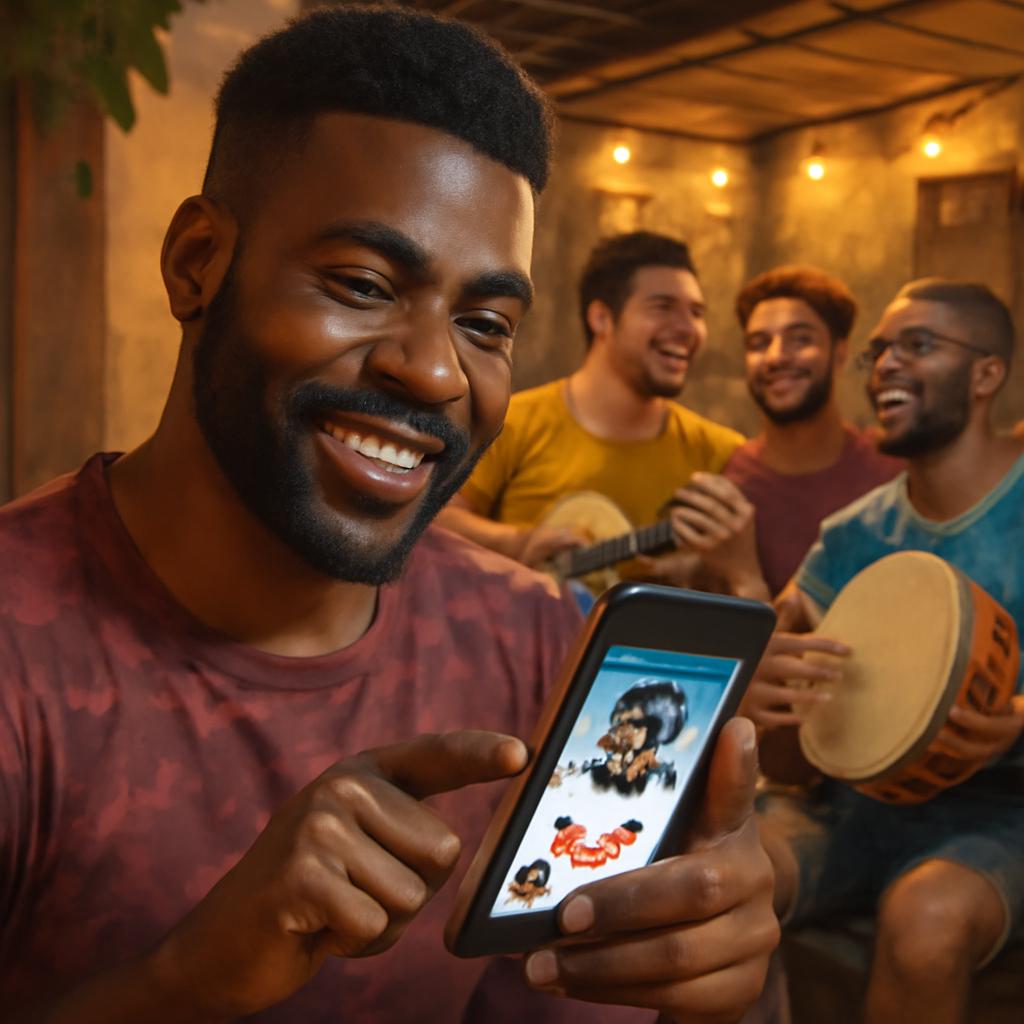 aplicativo amizade para fãs de rodas de samba