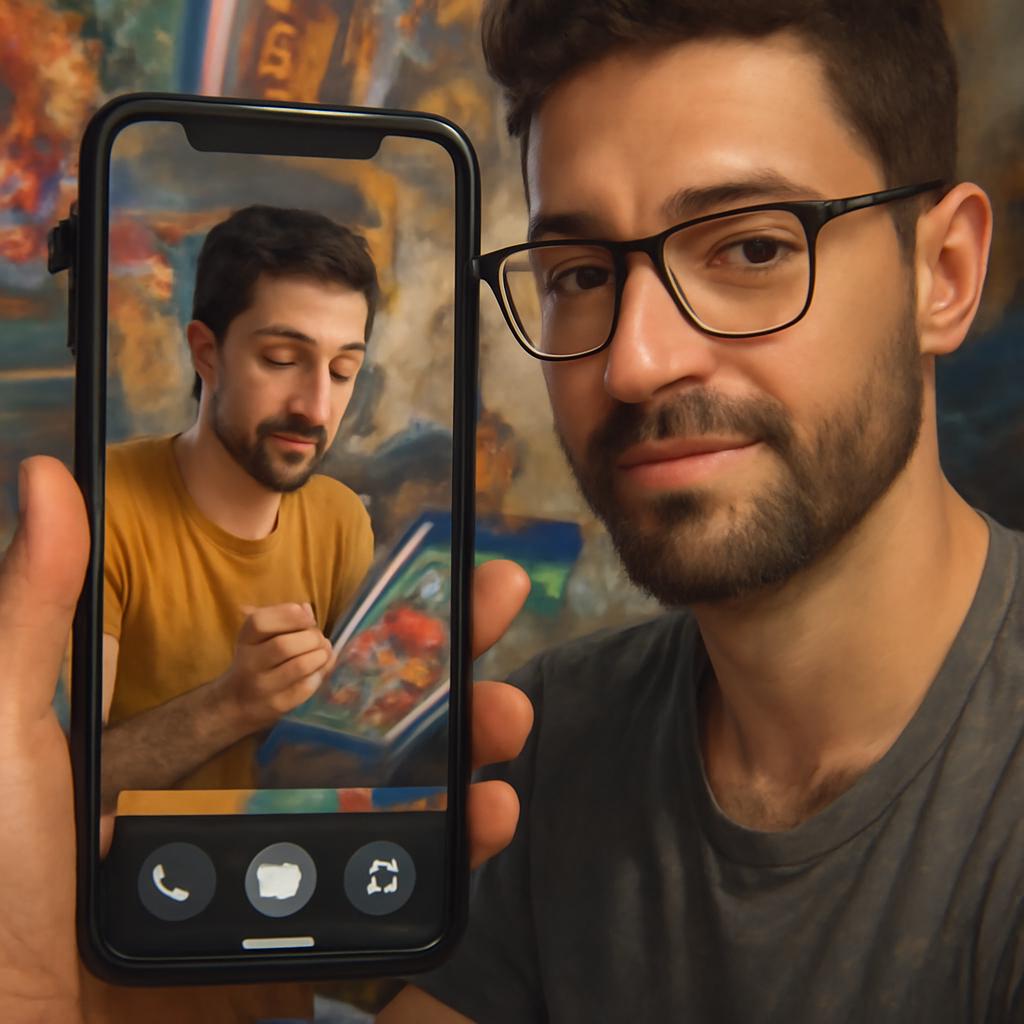 app amizade para amantes de arte digital