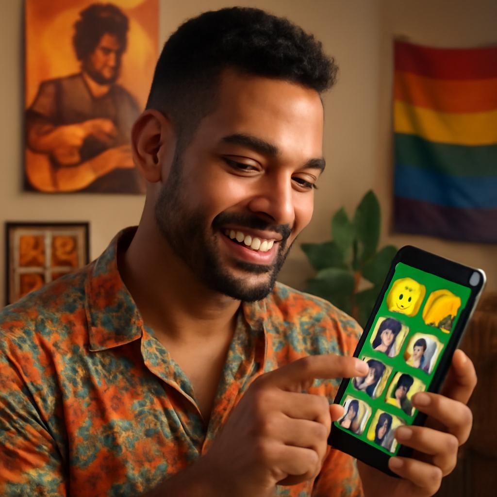 app amizade para fãs de música popular brasileira