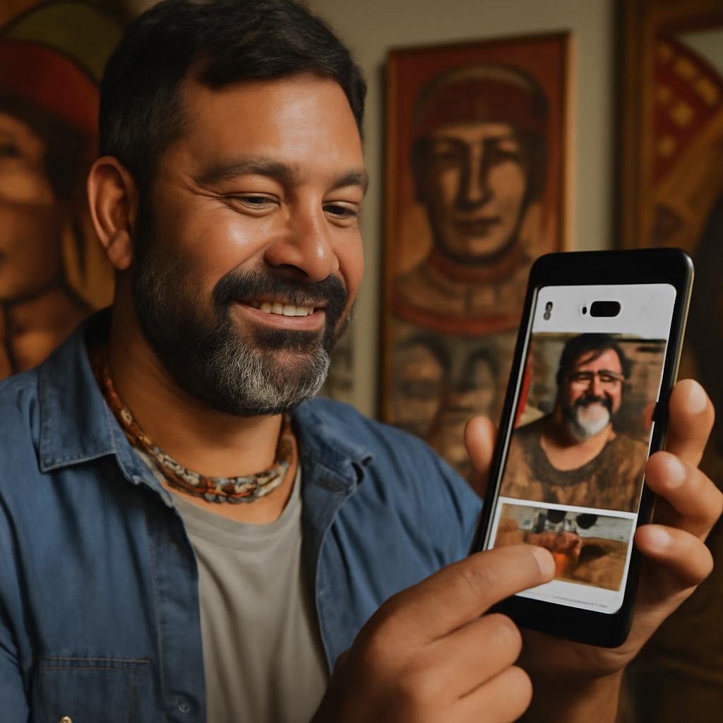 aplicativo amizade para apreciadores de arte indígena